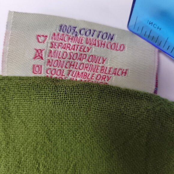 Cotton Sleeveless Long Dress Loose Fitting - Size 1, Size 3 - Picture 9 of 13